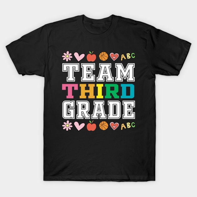 Team 3nd Third Grade - 1st Day of School T-Shirt by Mr.Speak